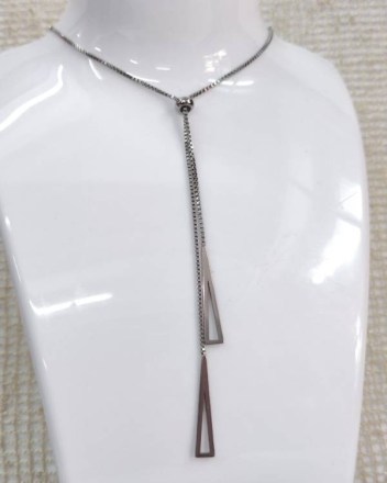 10  κολιε γραβατα ασημι τριγωνο (1)